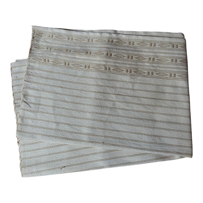 Pekok- handloom handwoven (Honki/Eri Fabric) stripped in Golden colour.