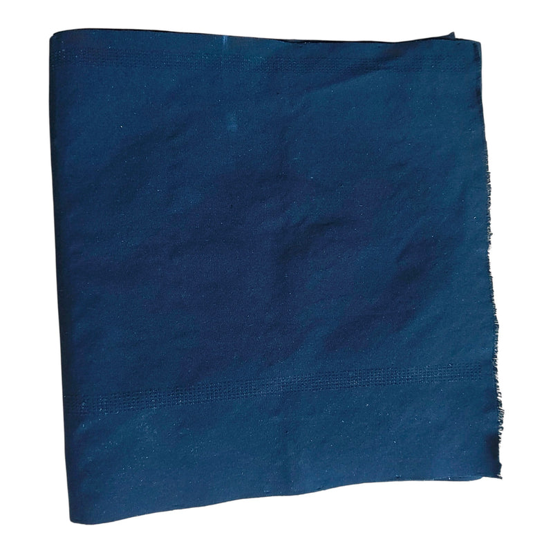 Traditional Backstrap loom woven Cotton Pini in Blue Colour