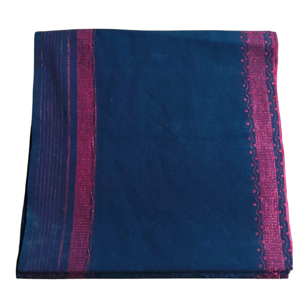 Traditional Backstrap loom woven Cotton Pini in Black and Red Colour